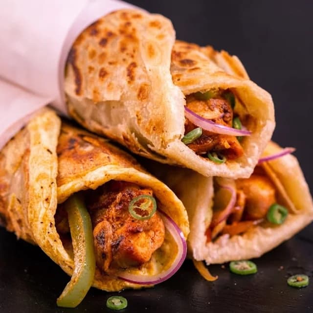 Chicken Chapati Roll